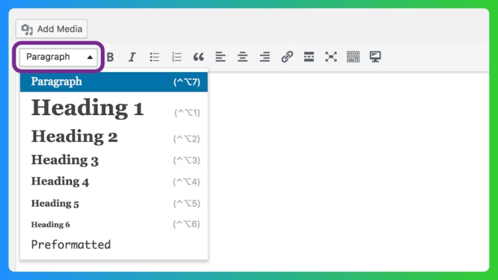 isual representation of the structure of headings in an article, with H1 for the main heading, H2 for subheadings of main sections, and H3 for subsections within H2 sections, as used in Triad content strategy.